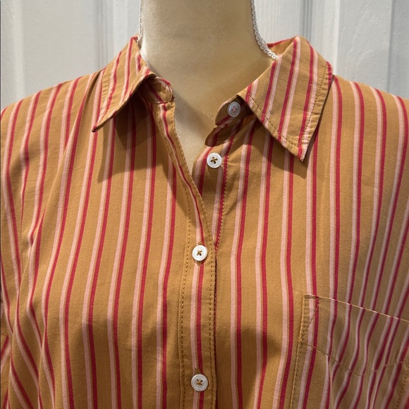 Anthropologie The Bennet Buttondown Shirt by Maeve Size L - Picture 6 of 15